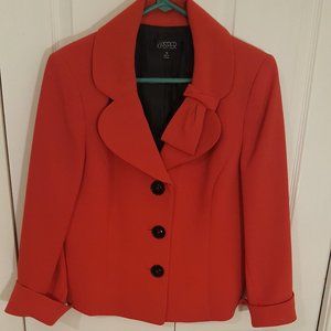 Kasper Red bow jacket